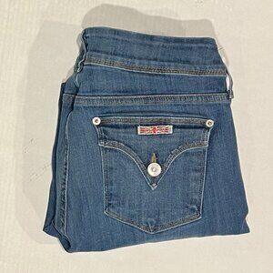 Hudson Women's 32 Mid-Rise Ginny Crop Straight Denim Capris‎